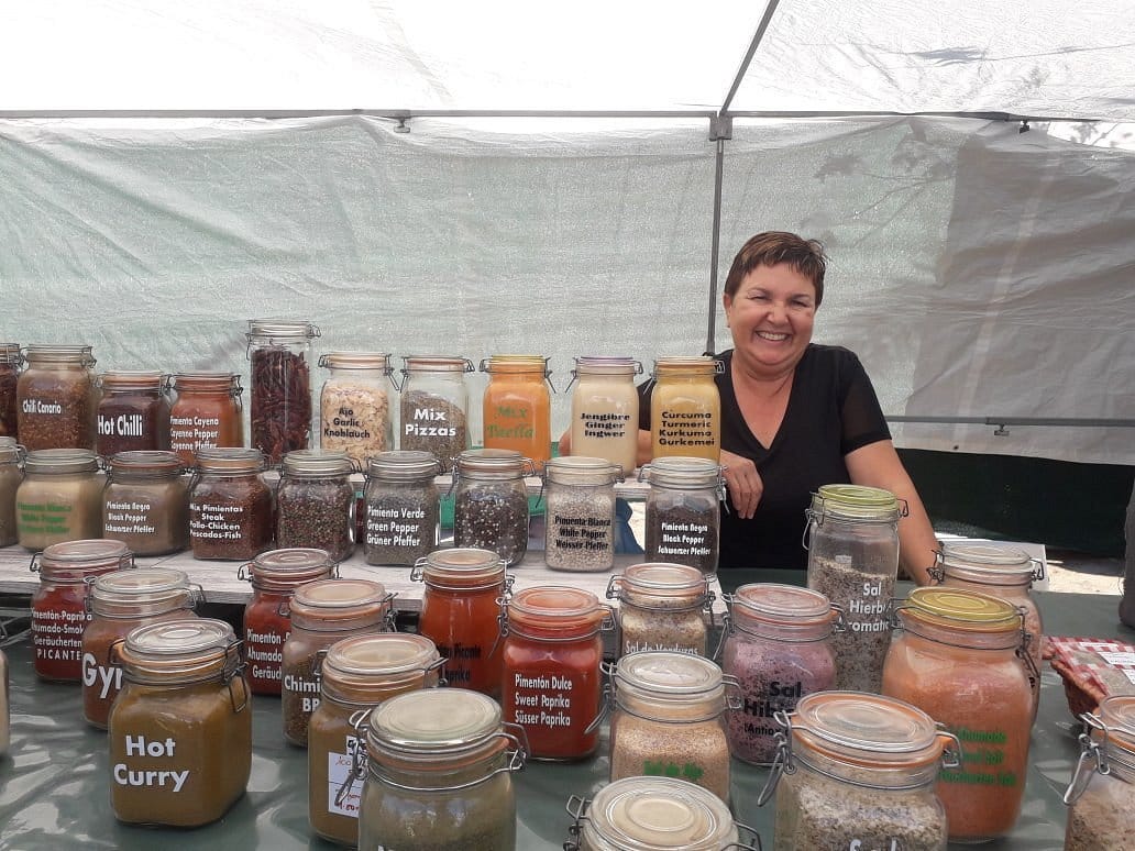 Especias en el mercadillo de Arguineguín