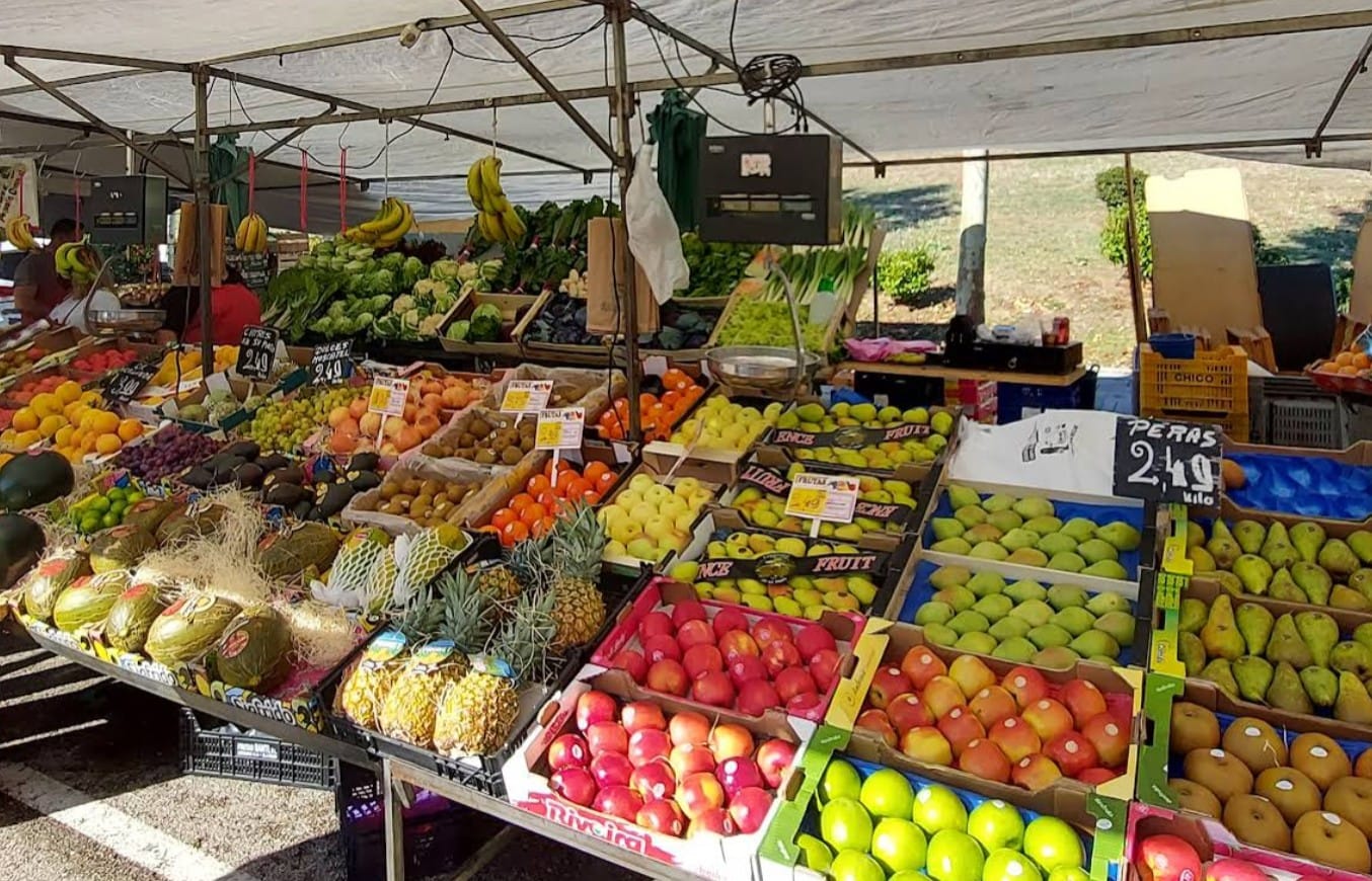 Frutas en el mercadillo de Paracuellos de Jarama