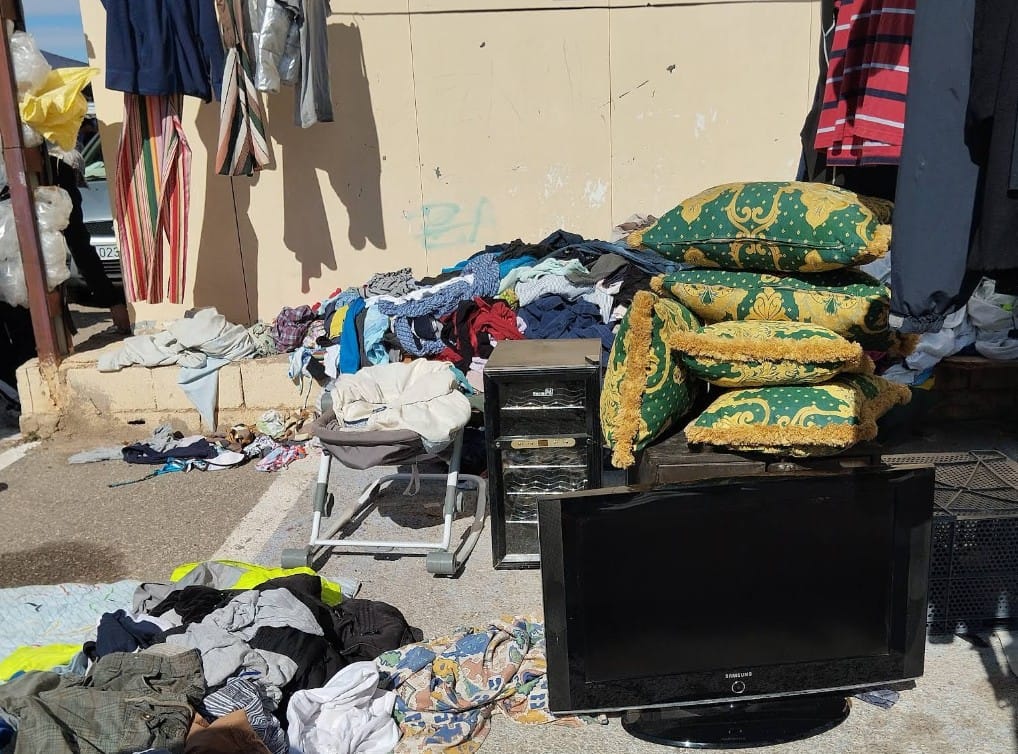 Segunda mano en el mercadillo de La Paloma de San Javier