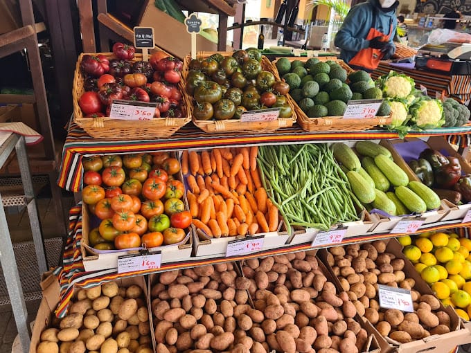 Verduras en el Mercadillo de Tegueste