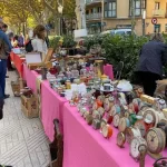 Mercadillo de antigüedades en Igualada