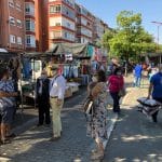 Mercadillo del barrio Pajarillos en Valladolid