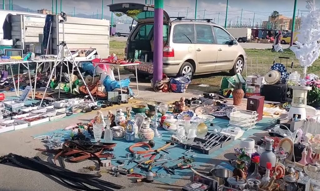 Rastro de Málaga el domingo