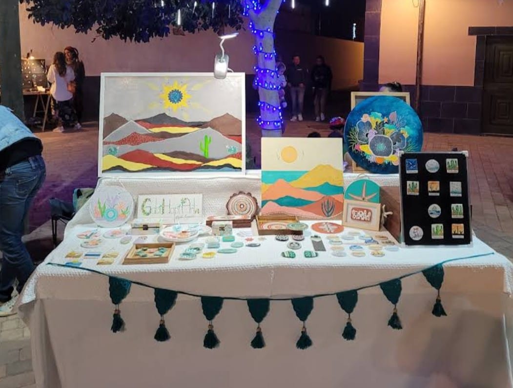 Artesanía en el mercadillo de El Cotillo